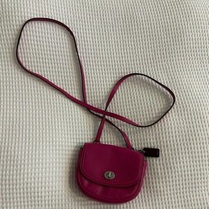 Coach Tiny Pink Crossbody Bag